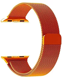 Ремінець Milanese Loop для Apple Watch 42mm/44mm/45mm/49mm Orange