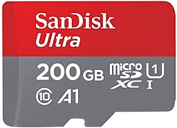 Карта пам'яті SanDisk Ultra microSDXC UHS-1 200Gb class 10 A1 120Mb/s (SDSQUA4-200G-GN6MN) - фото Карта пам'яті SanDisk Ultra microSDXC UHS-1 200Gb class 10 A1 120Mb/s (SDSQUA4-200G-GN6MN)