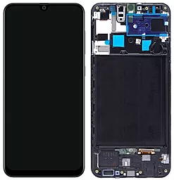 Дисплей Samsung Galaxy A50s A507 з тачскріном і рамкою, оригінал, Black