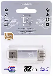 Флешка T&G 32gb 009 Silver - миниатюра 2 Флешка T&G 32gb 009 Silver - миниатюра 2