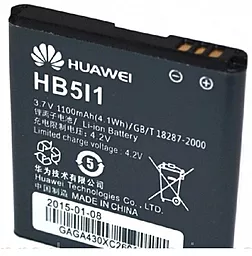 Акумулятор Huawei HB511 / (1100 mAh) 12 міс. гарантії - мініатюра 2