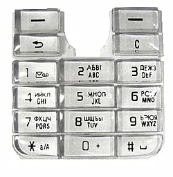 Клавіатура Sony Ericsson T630 Silver