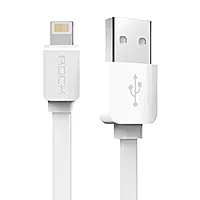 Кабель USB Rock Lightning для Apple iPhone White