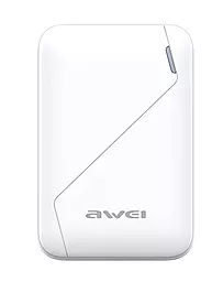 Повербанк Awei P61K 7800 mAh White - фото Повербанк Awei P61K 7800 mAh White