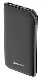 Повербанк ColorWay Soft Touch 10000mAh 18W Black (CW-PB100LPE3BK-PD)