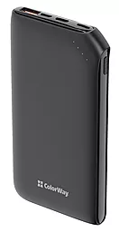 Повербанк ColorWay Soft Touch 10000mAh 18W Black (CW-PB100LPE3BK-PD) - фото Повербанк ColorWay Soft Touch 10000mAh 18W Black (CW-PB100LPE3BK-PD)