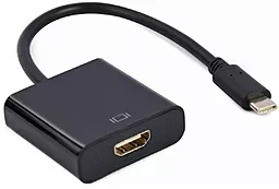 Відео перехідник (адаптер) USB Type-C - HDMI 4K@30Гц Black (A-CM-HDMIF-01) Cablexpert - мініатюра 2 Відео перехідник (адаптер) USB Type-C - HDMI 4K@30Гц Black (A-CM-HDMIF-01) Cablexpert - мініатюра 2
