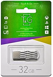 Флешка T&G 32GB 103 Metal Series Silver (TG103-32G)