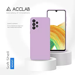 Чехол ACCLAB SoftShell для Samsung Galaxy A33 5G Purple - миниатюра 4