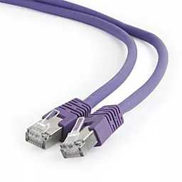 Патч-корд RJ-45 5м Cablexpert Cat. 6a S/FTP CU LSZH фіолетовий (PP6A-LSZHCU-V-5M)