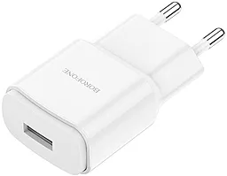 Сетевое зарядное устройство Borofone BA48A Orion 2.1a home charger + micro USB cable white - миниатюра 4 Сетевое зарядное устройство Borofone BA48A Orion 2.1a home charger + micro USB cable white - миниатюра 4