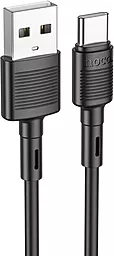 Кабель USB Hoco X83 Victory USB Type-C Cable Black