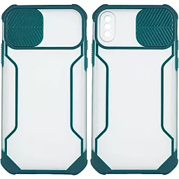 Чохол Epik Camshield matte Ease TPU со шторкой для Apple iPhone XS Max (6.5") Зелений