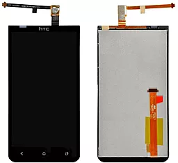 Дисплей HTC One XC с тачскрином, оригинал, Black