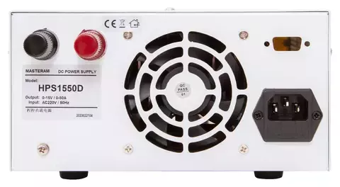 Лабораторный блок питания Masteram HPS1550D 15V 50 А - фото 5