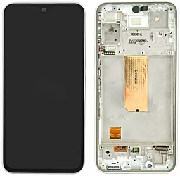 Дисплей Samsung Galaxy A54 A546 5G с тачскрином и рамкой, оригинал, White