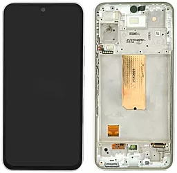 Дисплей Samsung Galaxy A54 A546 5G с тачскрином и рамкой, оригинал, White - фото Дисплей Samsung Galaxy A54 A546 5G с тачскрином и рамкой, оригинал, White