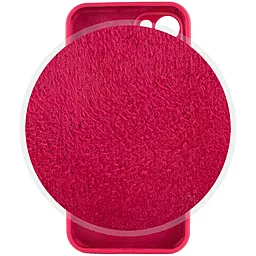 Чехол Silicone Case Full Camera for Apple iPhone 14 Rose Red - миниатюра 5 Чехол Silicone Case Full Camera for Apple iPhone 14 Rose Red - миниатюра 5