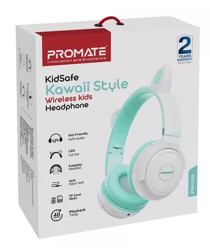 Наушники Promate Panda Aqua - фото 3