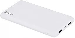 Повербанк Recci RD-10000 10000 mAh White - фото Повербанк Recci RD-10000 10000 mAh White