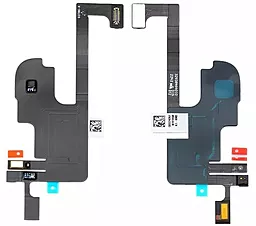 Шлейф Apple iPhone 14 с датчиком приближения, датчиком освещенности и микрофоном, без динамика - фото Шлейф Apple iPhone 14 с датчиком приближения, датчиком освещенности и микрофоном, без динамика