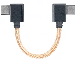 Аудио кабель iFi USB Type-C OTG M/M cable 0.075 м black/yellow - фото Аудио кабель iFi USB Type-C OTG M/M cable 0.075 м black/yellow