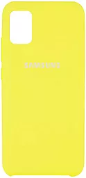 Чехол Epik Silicone Cover (AAA) Samsung A715 Galaxy A71 Bright Yellow