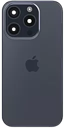 Задняя крышка корпуса Apple iPhone 15 Pro со стеклом камеры Original Blue Titanium