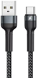 Кабель Remax RC-124a Jany USB-A - Type-C 12w 2.4a 1м cable Black