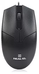 Компьютерная мышка REAL-EL RM-208 USB Black