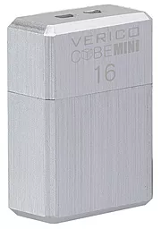 Флешка Verico USB 2.0 16Gb MiniCube (1MCOV-M7SRG3-NN) Silver - фото Флешка Verico USB 2.0 16Gb MiniCube (1MCOV-M7SRG3-NN) Silver