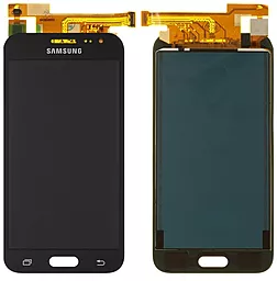 Дисплей Samsung Galaxy J2 J200 2015 з тачскріном, (OLED), Black