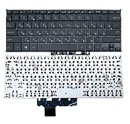 Клавіатура для ноутбуку Asus TX201 series без рамки чорна