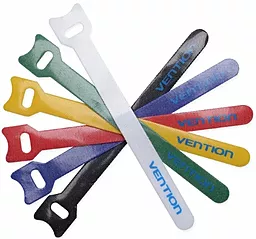 Набір організаторів для кабелів Vention Cable Tie with Buckle 6 шт. (150*20) Multicolor (KAC00)