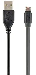 Кабель Cablexpert USB-A - micro USB 12w 2.4a 1.8м cable Black (CC-USB2-AMmDM-6)
