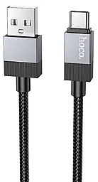 Кабель Hoco X110 USB-A - Type-C 15w 3a 1м cable Black - фото Кабель Hoco X110 USB-A - Type-C 15w 3a 1м cable Black
