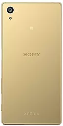Задня кришка корпусу Sony Xperia Z5 E6653 / Xperia Z5 Dual E6683 зі склом камери Original Gold
