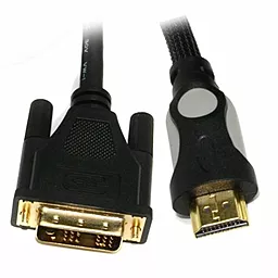 Відеокабель HDMI-DVI (24+1) M/M 1.8 м Viewcon - фото Відеокабель HDMI-DVI (24+1) M/M 1.8 м Viewcon