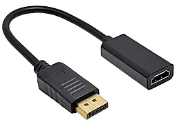Відео перехідник (адаптер) STLab DisplayPort - HDMI v1.2 1080p 60hz 0.18m black (U-996) - мініатюра 3