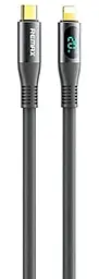 Кабель Remax RC-C031 Zisee Series USB Type-C - Lightning 20w 3a 1.2м PD cable Gray - фото Кабель Remax RC-C031 Zisee Series USB Type-C - Lightning 20w 3a 1.2м PD cable Gray