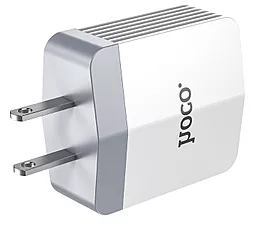 Сетевое зарядное устройство Hoco C13A 1USB 2,4A White
