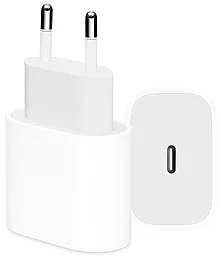 Мережевий зарядний пристрій з швидкою зарядкою Apple 18W USB-C Replacement Power Adapter white - мініатюра 2