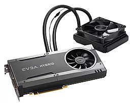 Видеокарта EVGA GeForce GTX 1080 FTW HYBRID GAMING (08G-P4-6288-KR) - миниатюра 2