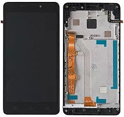 Дисплей Lenovo P1m Vibe P1mA40 с тачскрином и рамкой, Black - фото Дисплей Lenovo P1m Vibe P1mA40 с тачскрином и рамкой, Black