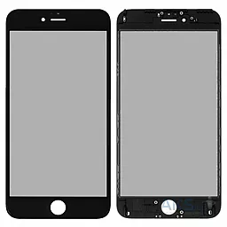 Корпусне скло дисплея Apple iPhone 6S Plus (з OCA плівкою і поляризаційною плівкою) with frame (original) Black - фото Корпусне скло дисплея Apple iPhone 6S Plus (з OCA плівкою і поляризаційною плівкою) with frame (original) Black