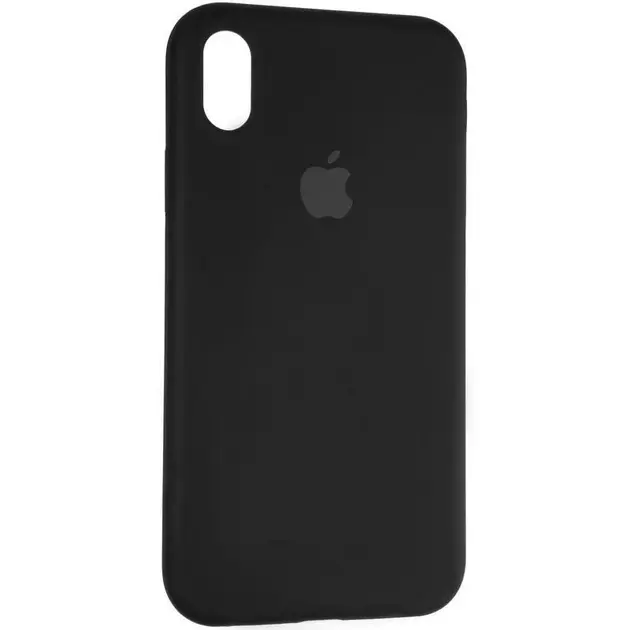 Чехол Silicone Case Full для Apple iPhone XR Black - фото 2
