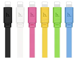 Кабель Hoco X5 Bamboo USB-A - Lightning 12w 2.4a 1м cable Black - мініатюра 2 Кабель Hoco X5 Bamboo USB-A - Lightning 12w 2.4a 1м cable Black - мініатюра 2