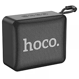 Колонки акустические Hoco BS51 Gold brick sports Black - фото Колонки акустические Hoco BS51 Gold brick sports Black