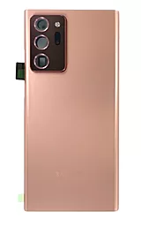 Задняя крышка корпуса Samsung Galaxy Note 20 N985 Ultra со стеклом камеры Original Mystic Bronze