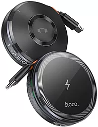 Беспроводное (индукционное) зарядное устройство Hoco CQ18 15w 2-in-1 wireles charger grey - фото Беспроводное (индукционное) зарядное устройство Hoco CQ18 15w 2-in-1 wireles charger grey